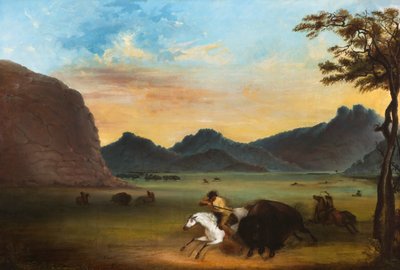 Chasse au bison - Alfred Jacob Miller